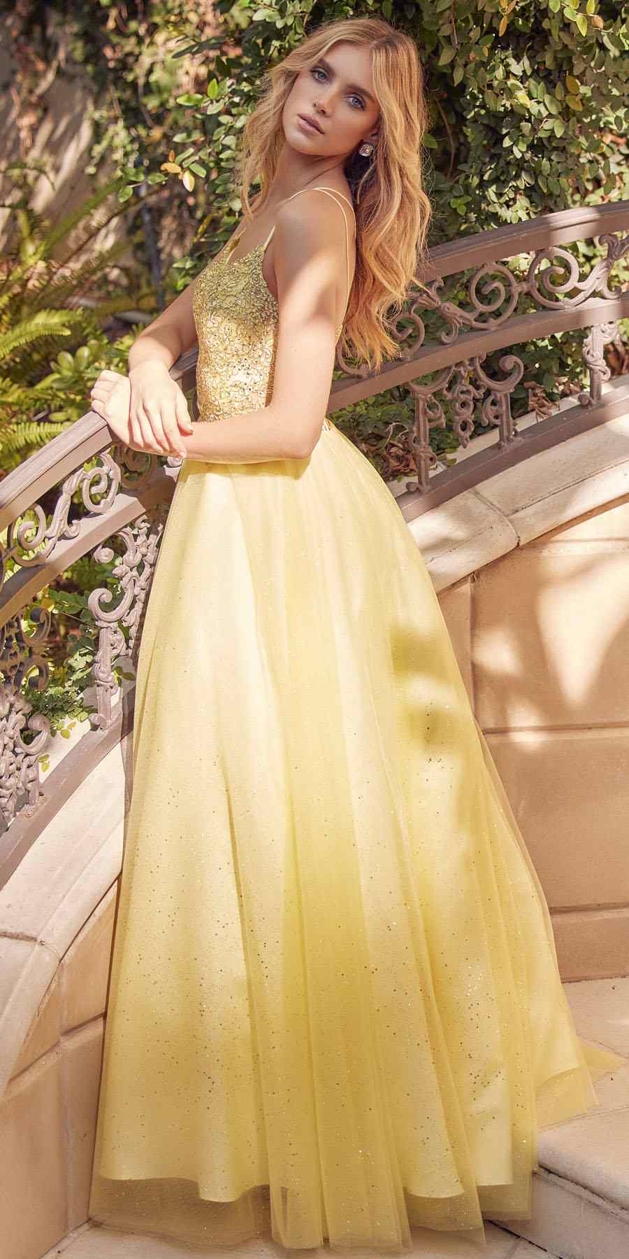 Juliet 268 Embroidered Sparkle Tulle Ball Gown
