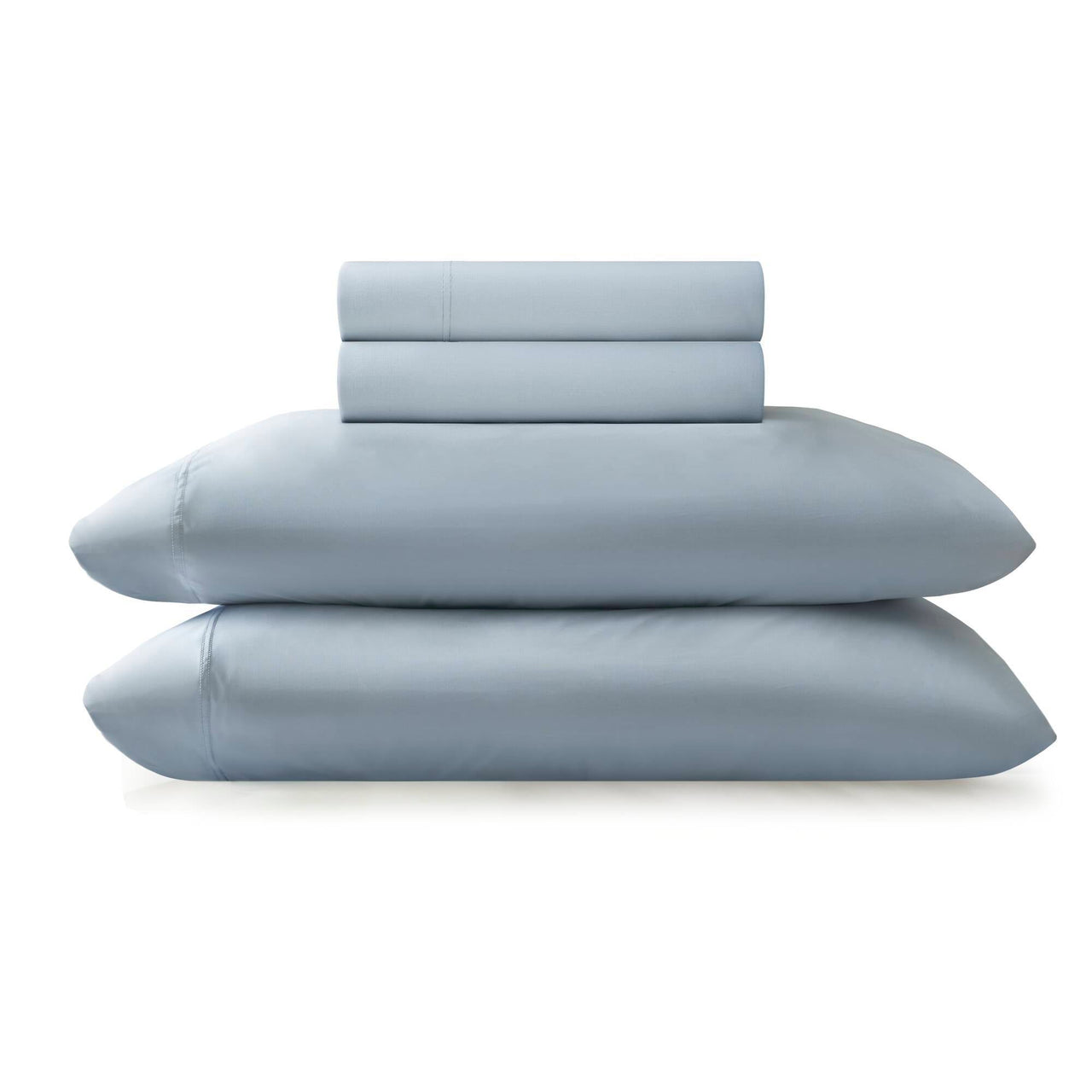 4-Piece Queen Stretch Jersey Sheet Set,Blue