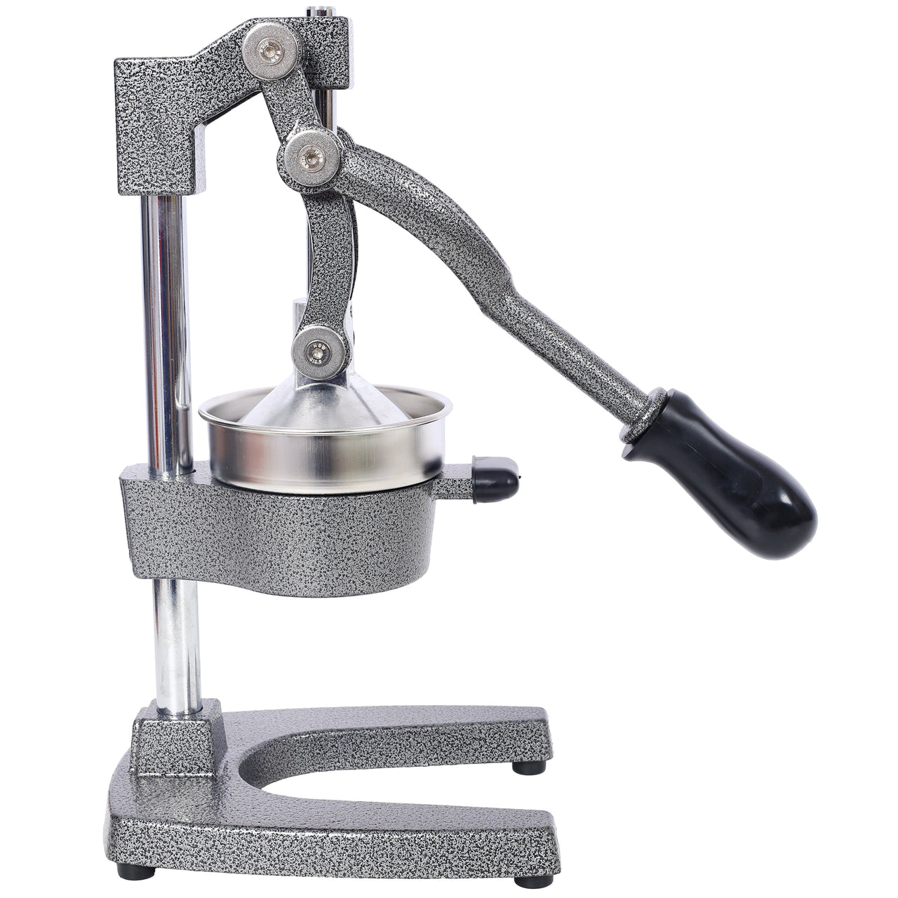 Cast Iron Citrus Juicer, Extra-Large Commercial Grade Manual Hand Press , Heavy Duty Countertop Squeezer for Fresh Orange Juice ,grey color