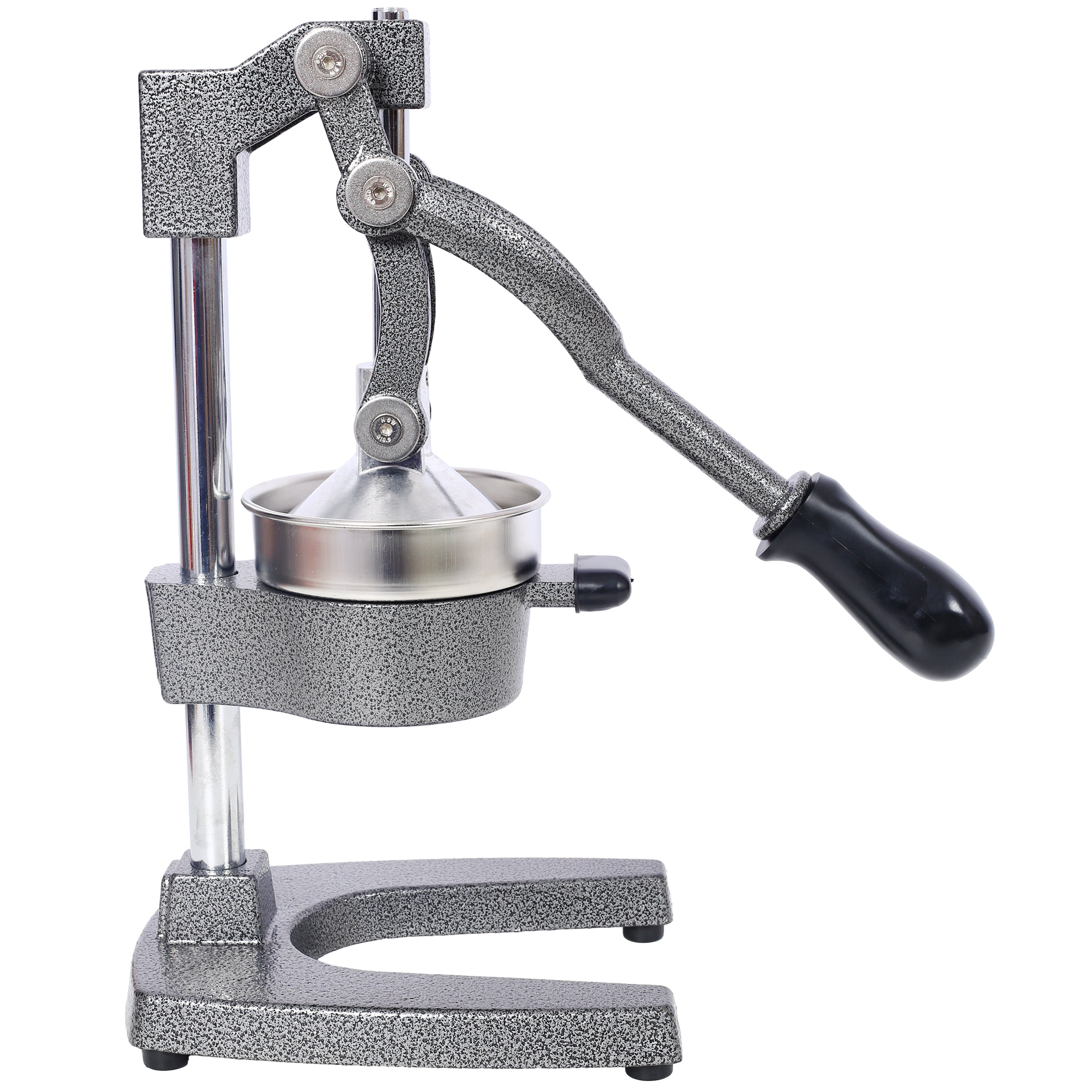 Cast Iron Citrus Juicer, Extra-Large Commercial Grade Manual Hand Press , Heavy Duty Countertop Squeezer for Fresh Orange Juice ,grey color