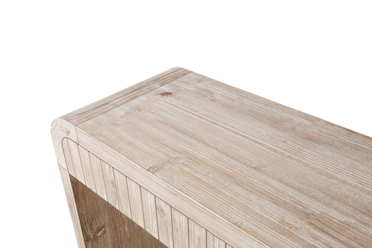 59'' Vintage Crafted Entryway Table,Two Hidden Handle Drawers,Farmhouse Console Table ,Easy Assembly,for Entrance & Dinning Room & Living Room & Hallway (Natural Wood)