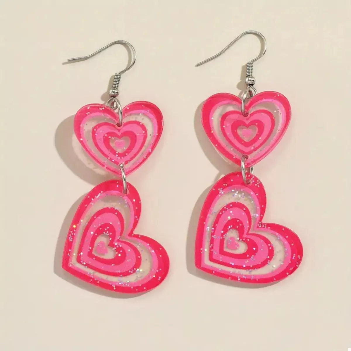 Heart Dangle Earrings