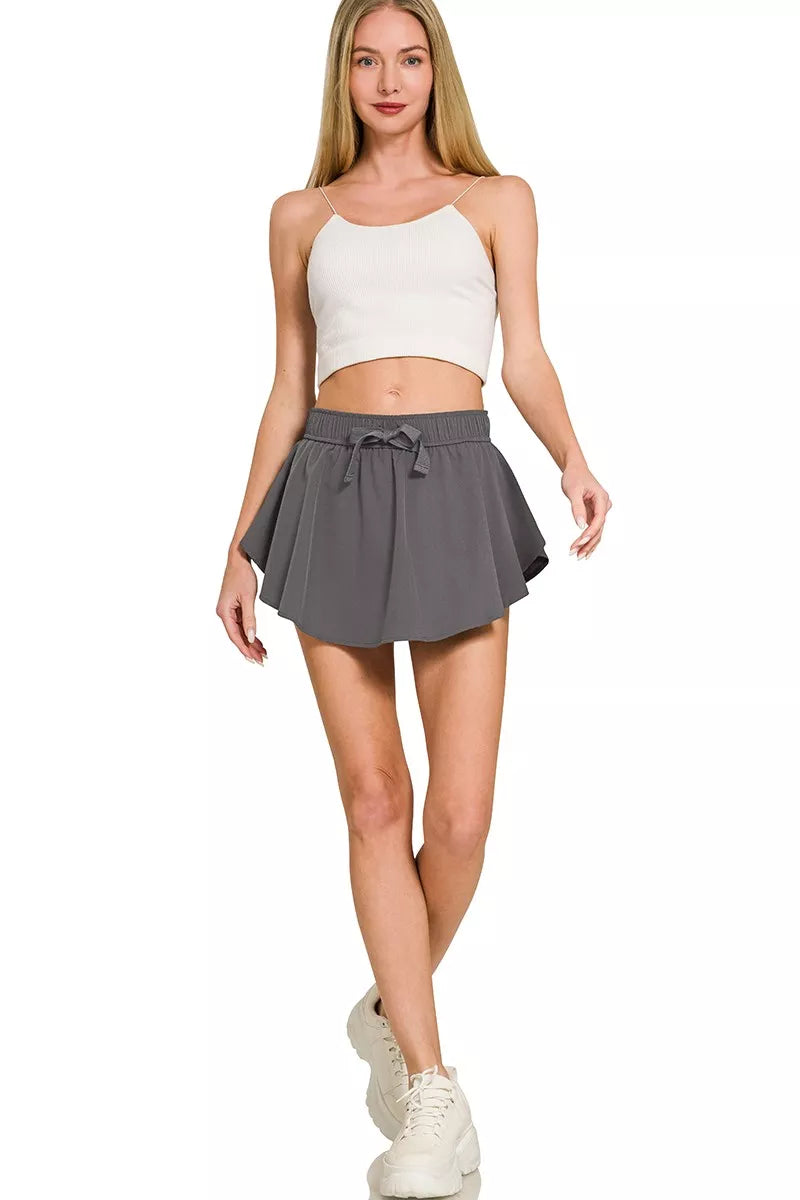 Zenana Soft Woven Active Skorts