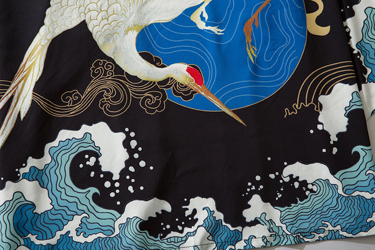 YC6312 Crane Hunter Kimono