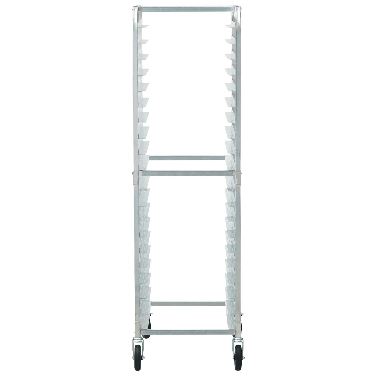 Bun Pan Rack, 20-Tier Commercial Bakery Racks with Brake Wheels, Aluminum Racking Trolley Storage for Half & Full Sheet, Speed Rack For Kitchen Home, Bread Baking Equipment, 26'L x 20.4'W x 70'H
