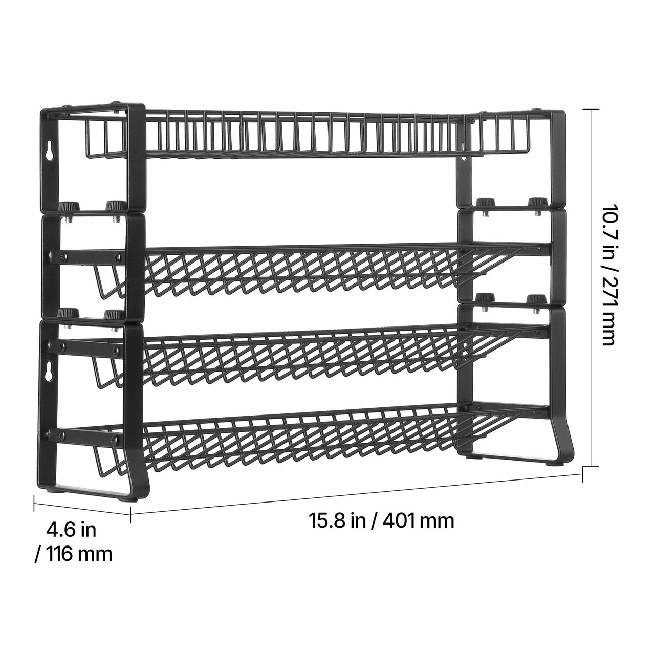 Spice Rack Organizer for Cabinet Kitchen Countertop Seasoning Organizer 18x11 in