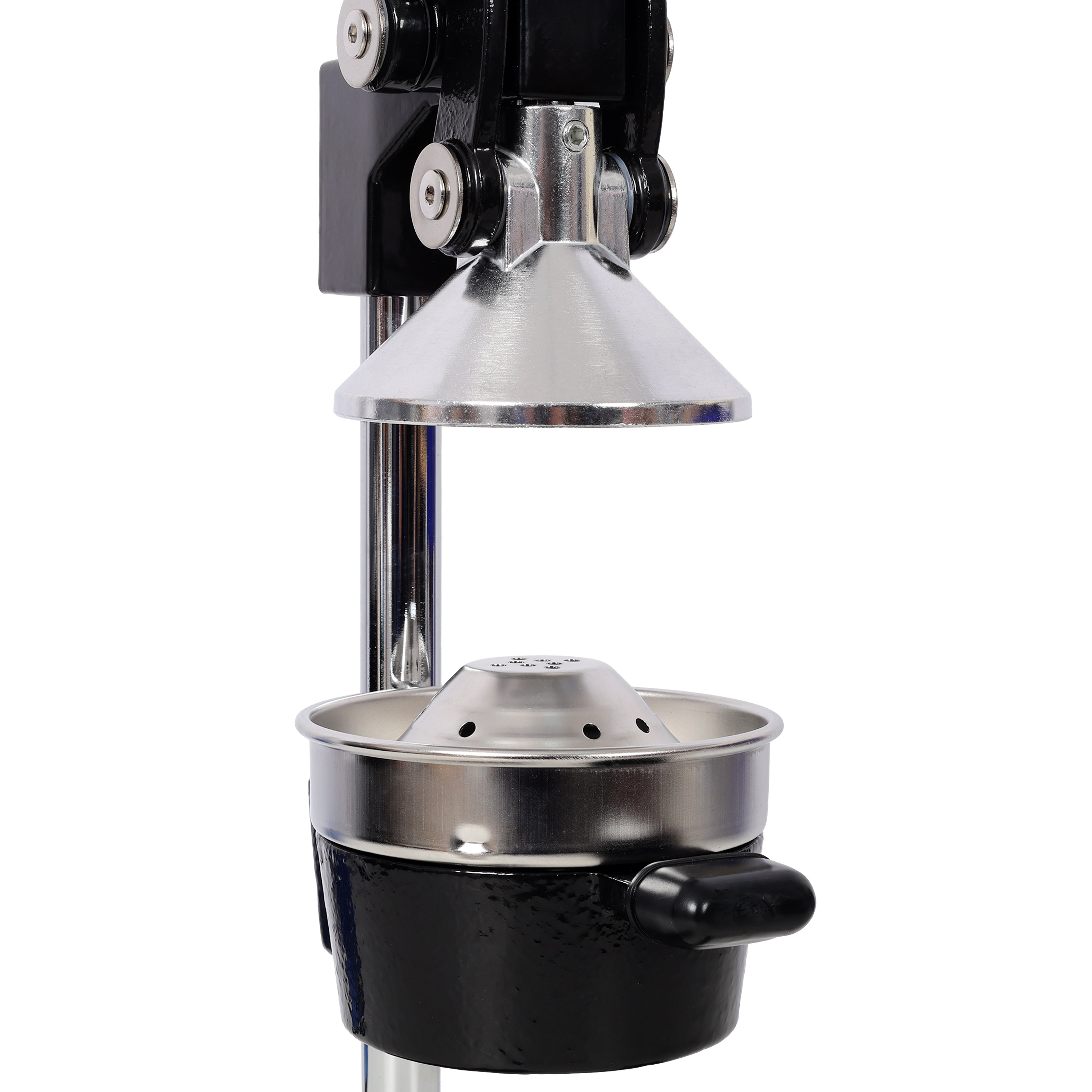 Cast Iron Citrus Juicer , Extra-Large Commercial Grade Manual Hand Press , Heavy Duty Countertop Squeezer for Fresh Orange Juice ,Black Color