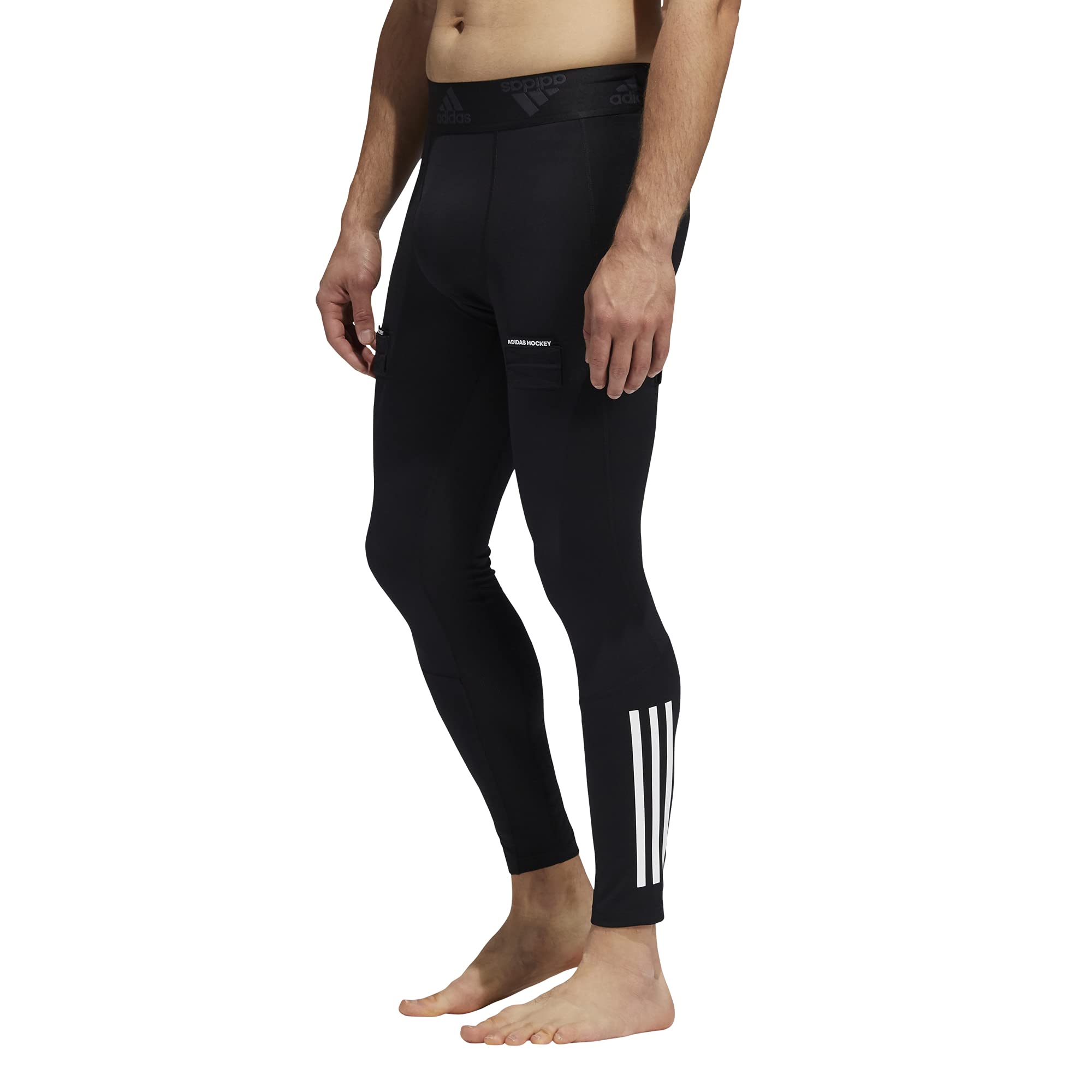 adidas Mens Hockey Baselayer Pants Black X-Small