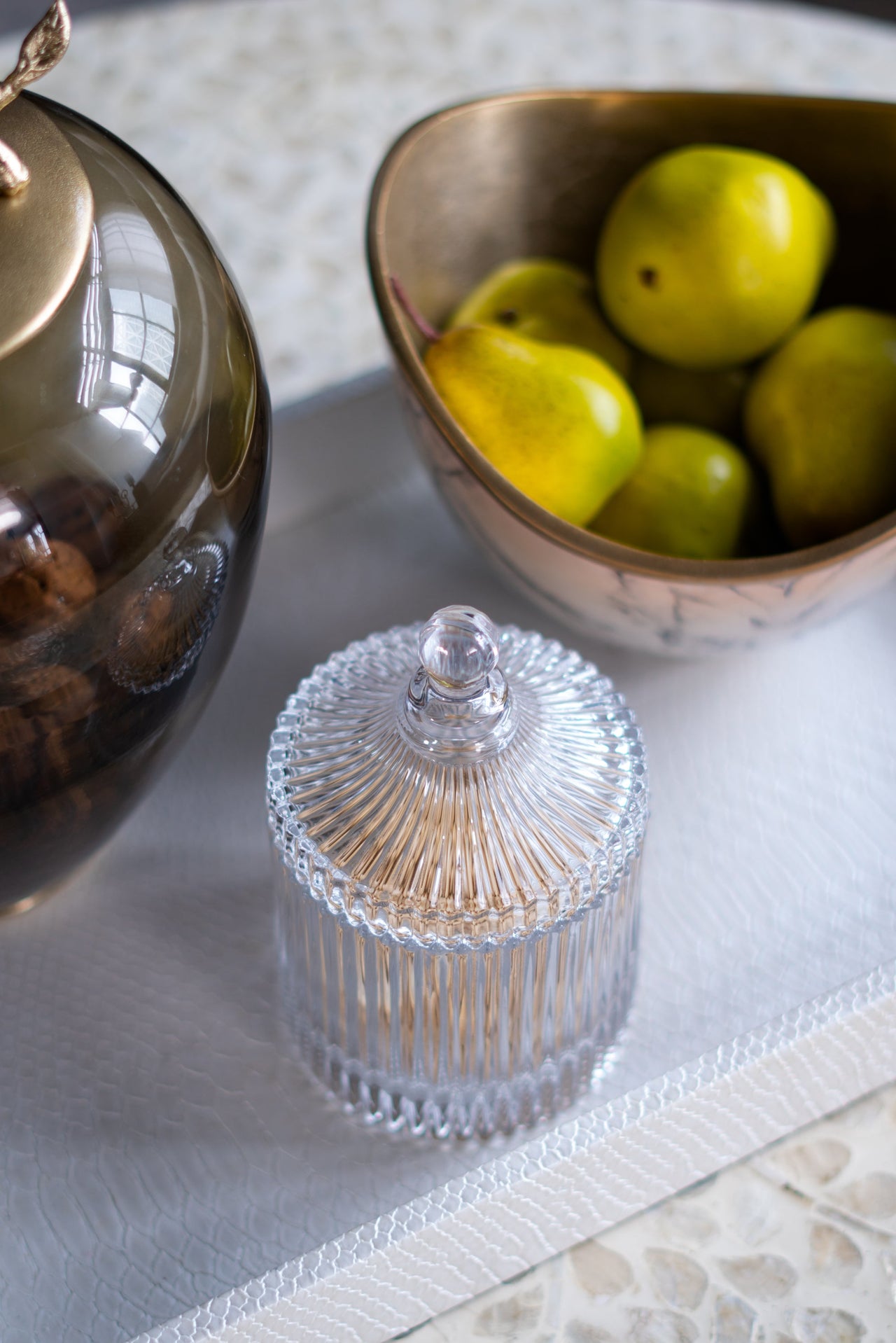 D4x6'Ancell Lidded Glass Jar