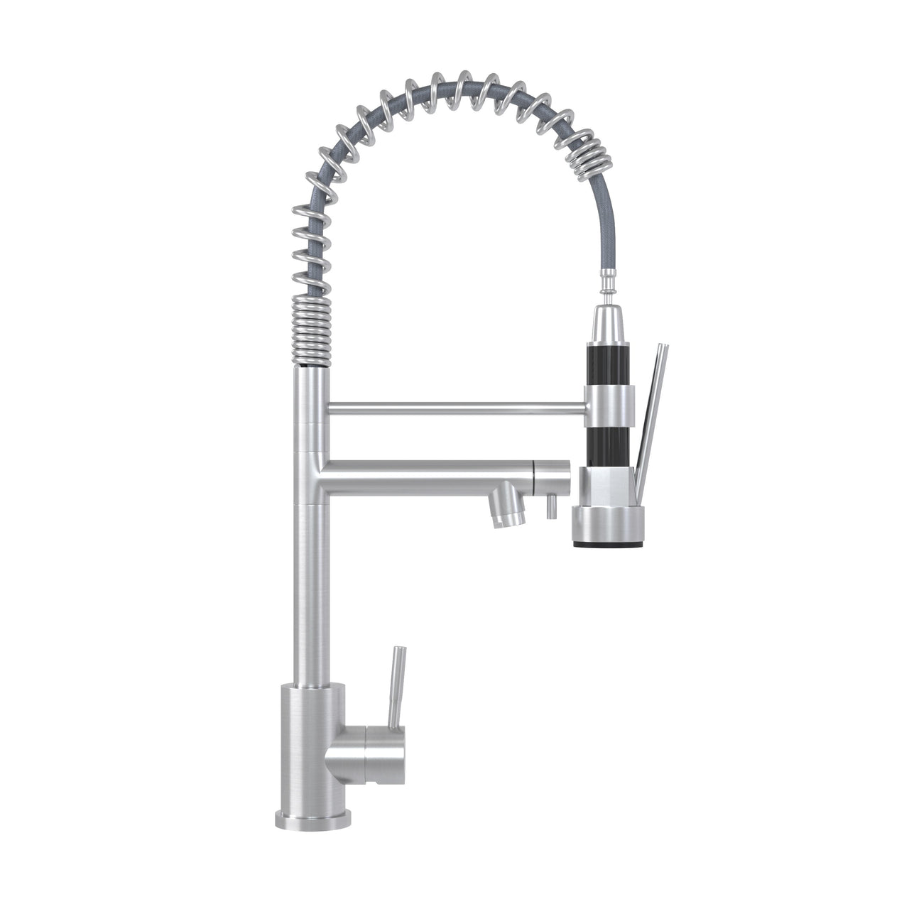 Bothwa Home CUPC Certified 19' Single Handle Kitchen Faucet ( Brushed Nickel Finish)