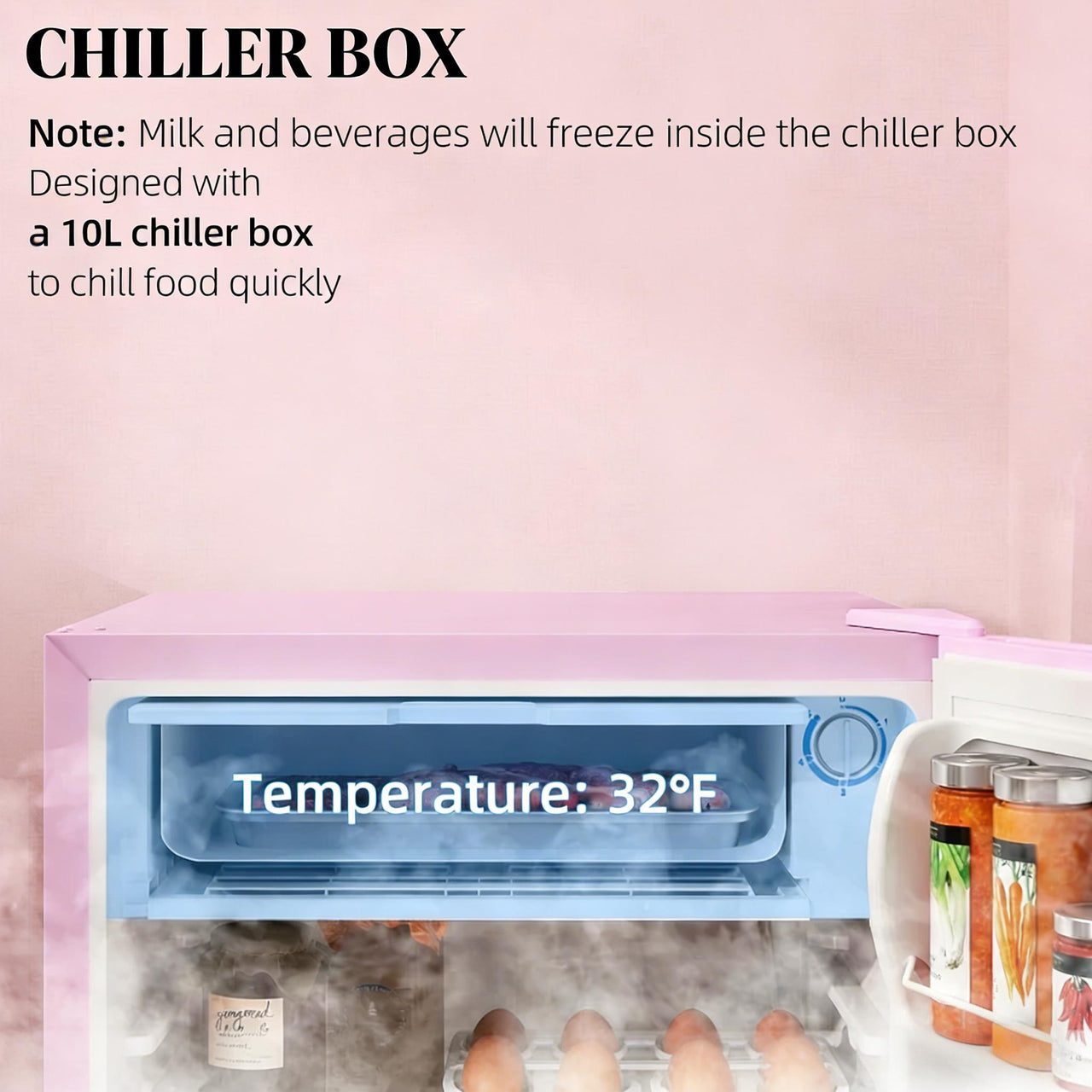Compact Refrigerator,Mini Fridge