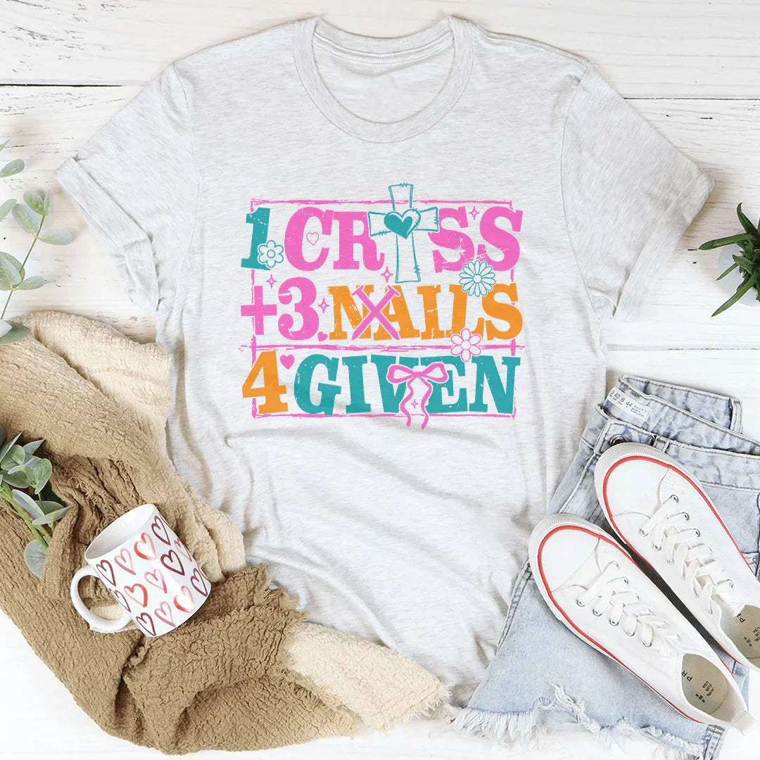 1 Cross +3 Nails 4 Given Tee