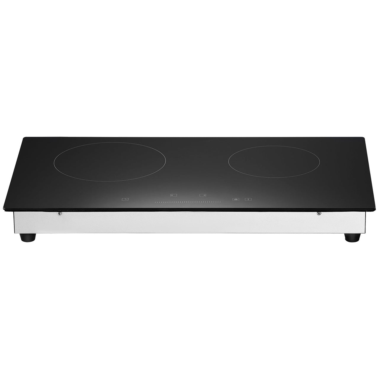 Built-in Electric Cooktop Radiant Ceramic Cooktop 2 Burners 23.6x13.3 inch