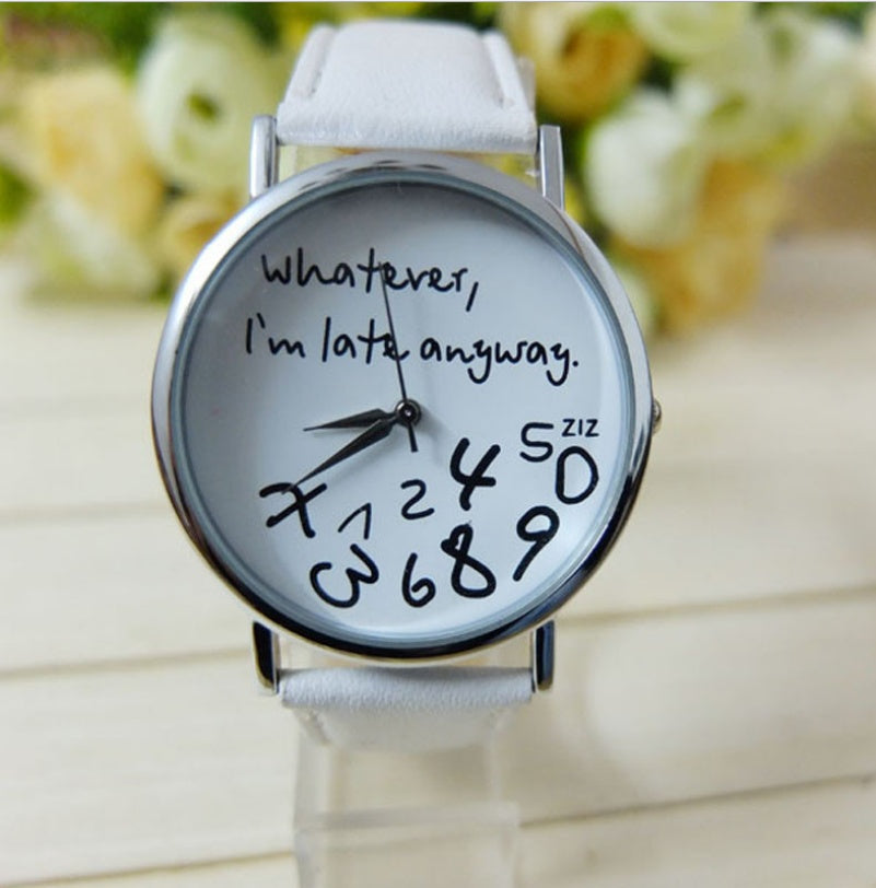 Fashion Casual Geneva Women's  Watch Leather Belt