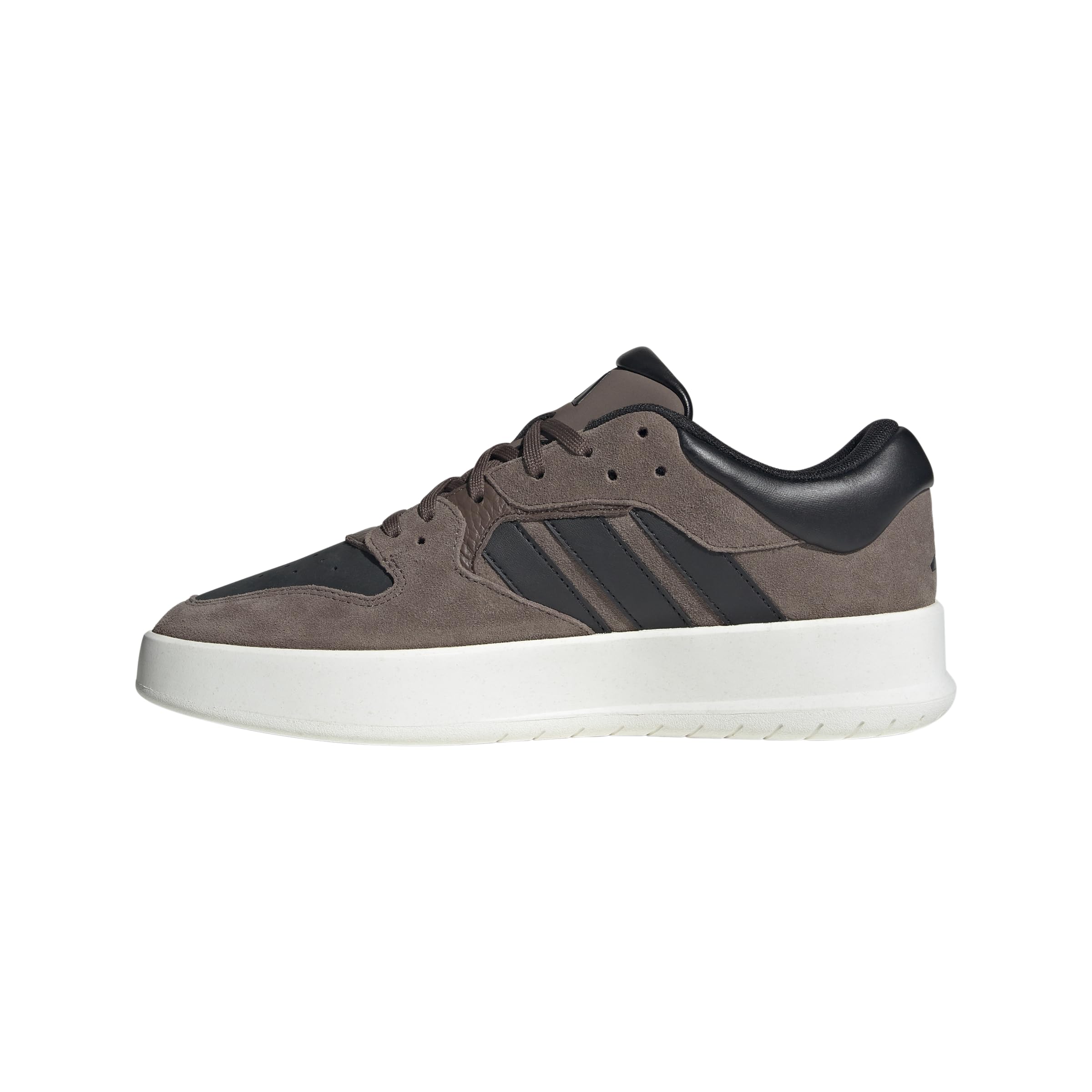 adidas Mens Court 24 Tennis Sneaker Earth Strata/Black/Earth Strata 13