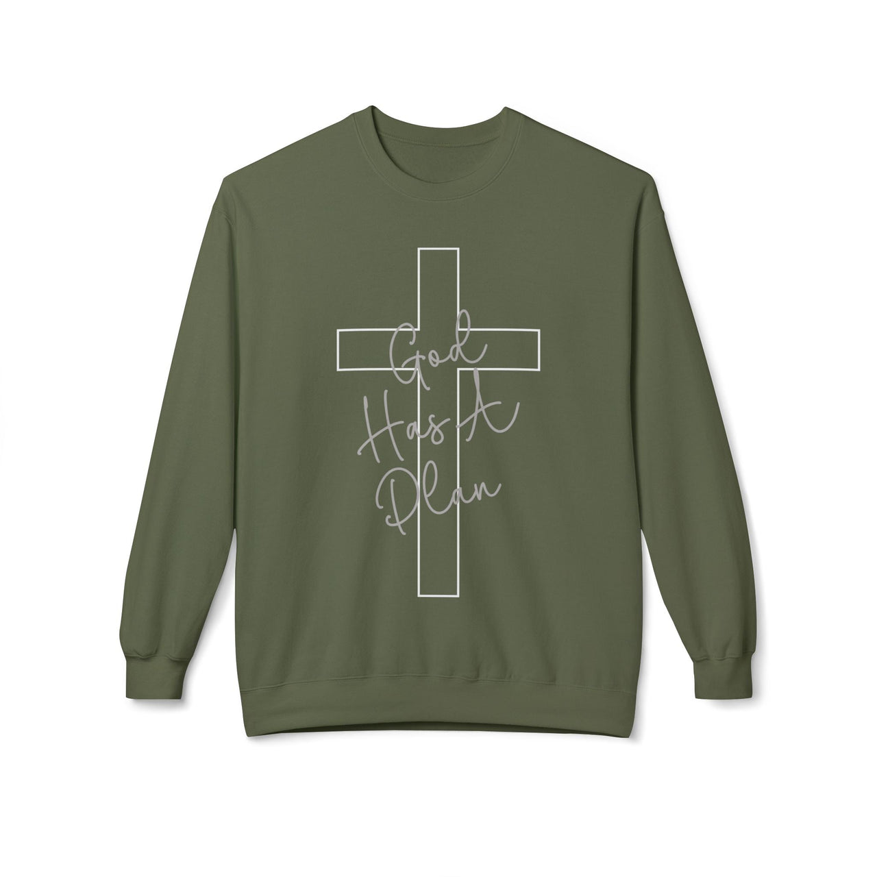 God Has a Plan Crewneck Sweatshirt – Jeremiah 29:11 Christian Pullover