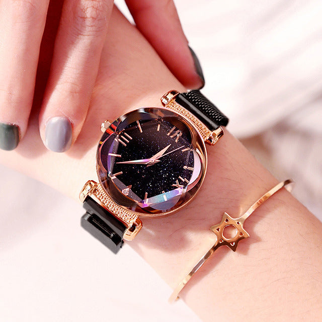 Star watch steel belt watch ladies casual watch (See size chart where applicable)