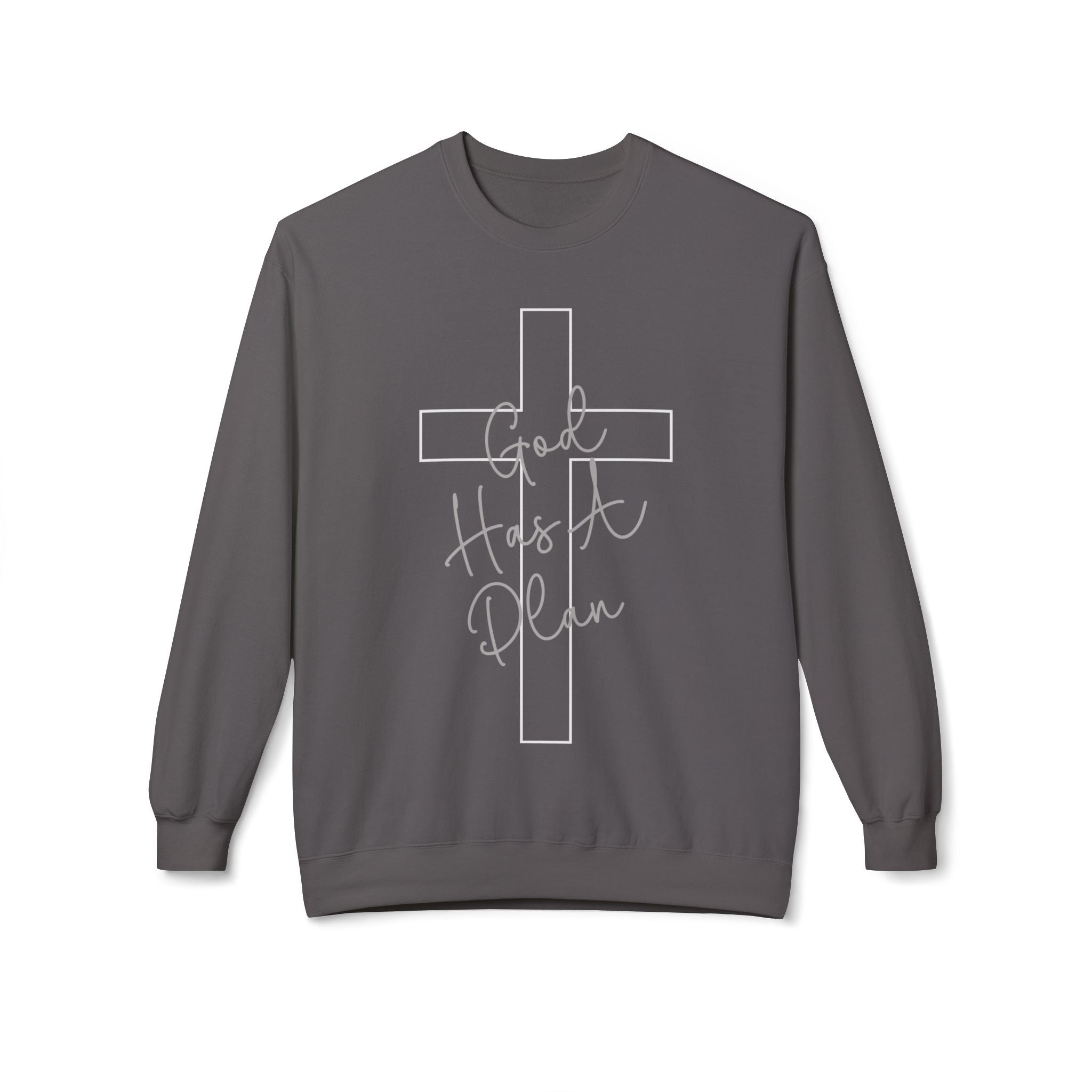 God Has a Plan Crewneck Sweatshirt – Jeremiah 29:11 Christian Pullover