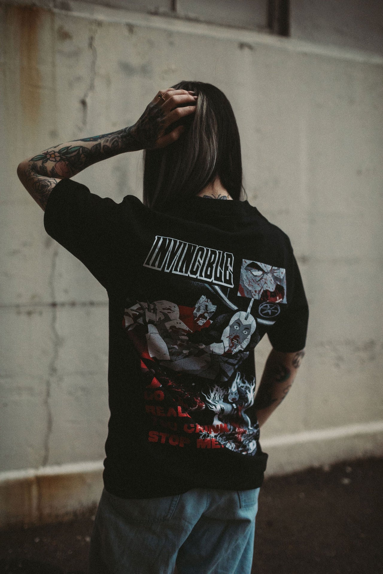 Neck Snap T-Shirt