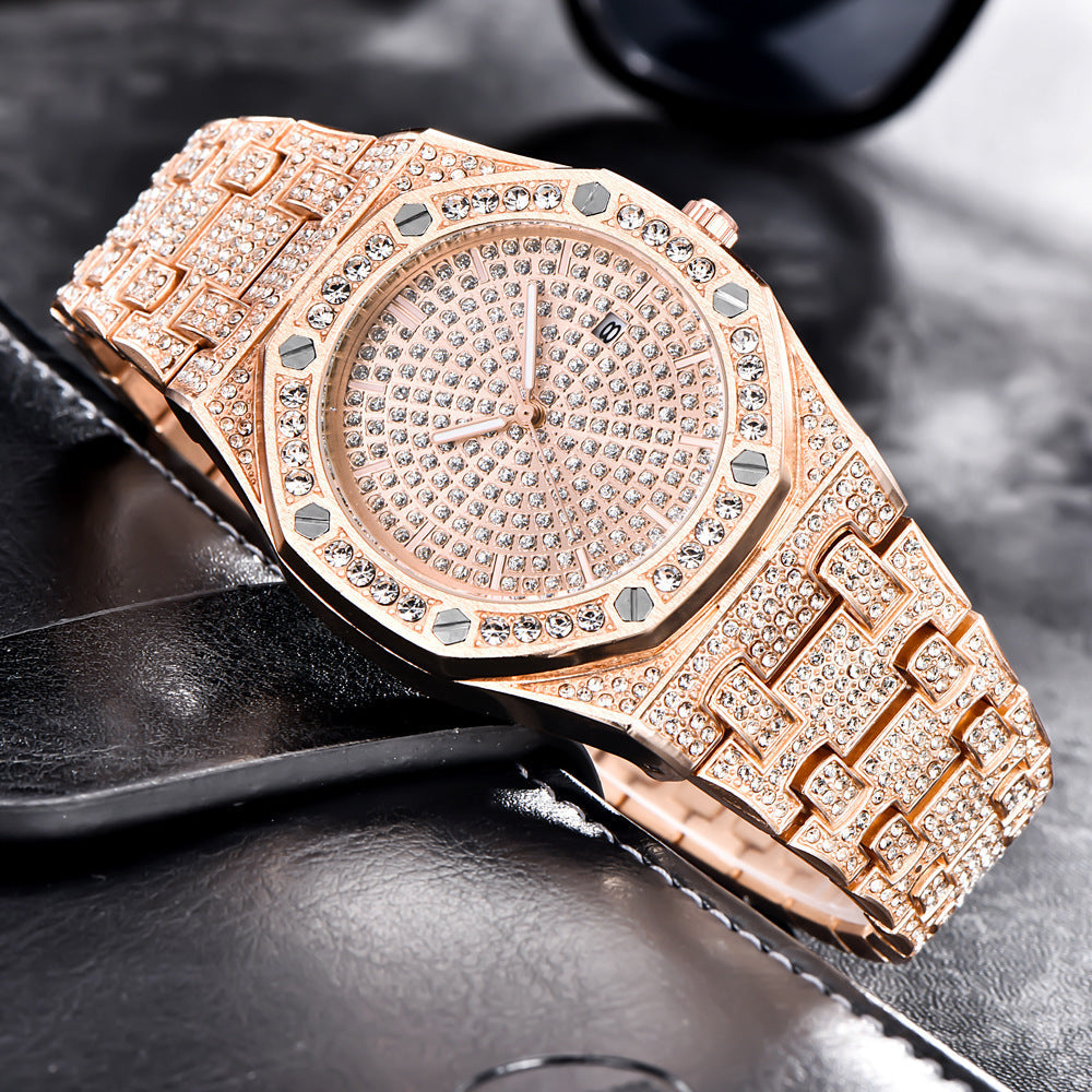 Various colors pave crystal woman’s watch