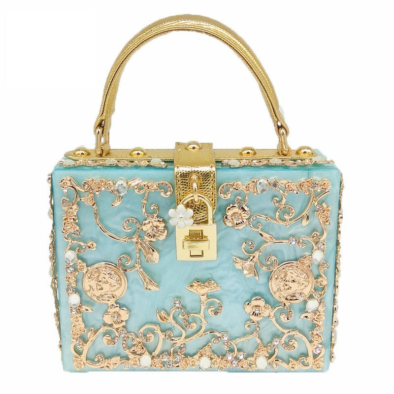Pearl Rhinestone Bucket Bag (See size chart where applicable)