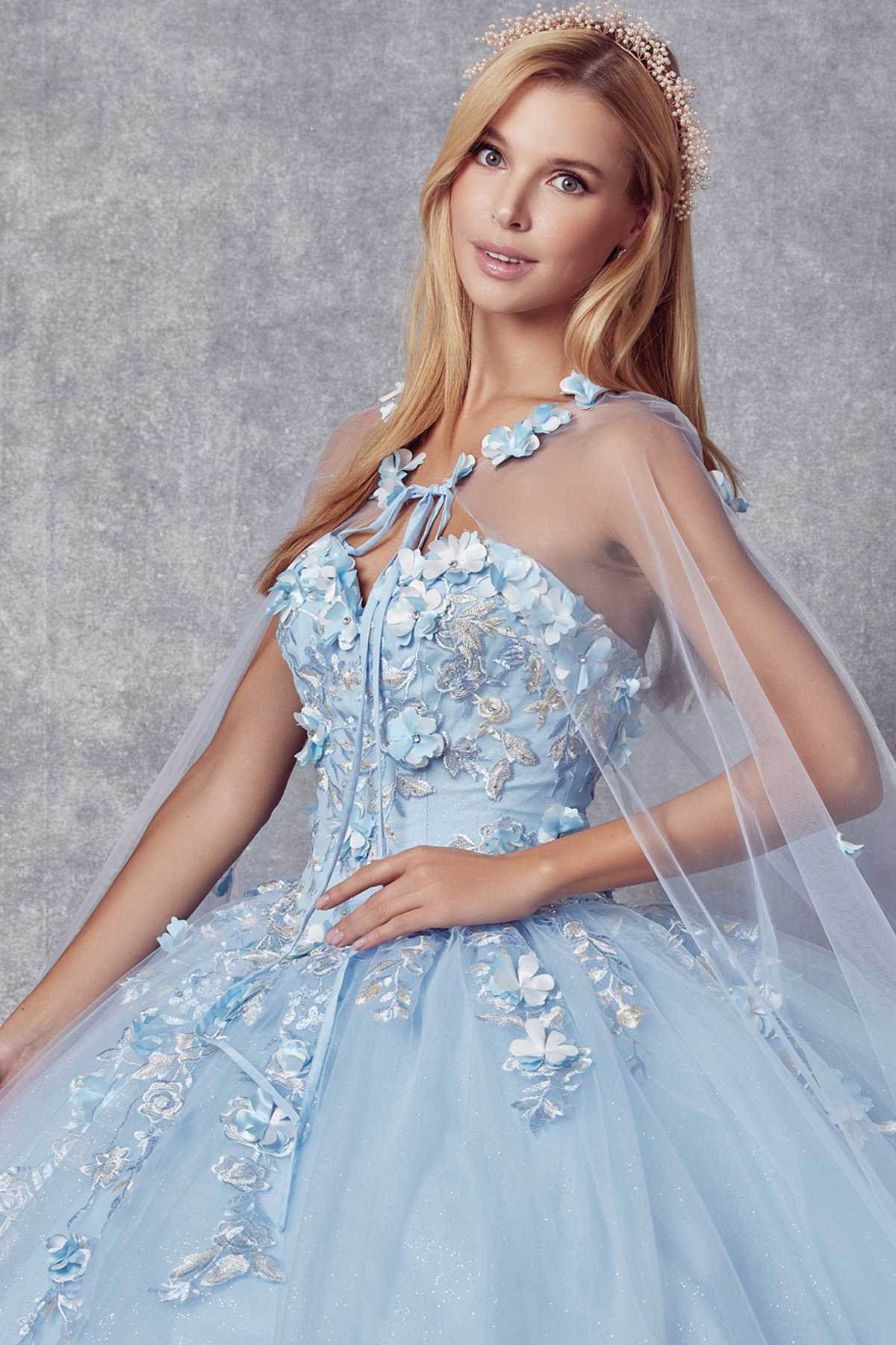 Juliet 1435 A-Line Ball Quinceanera Gown