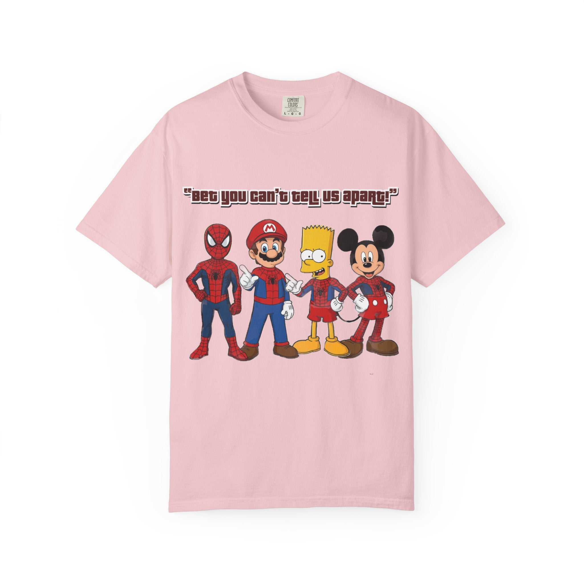 Funny Guess Cartoon Tribute Unisex T-Shirt, Fun Graphic Tee, Perfect Gift for Kids & Adults, Family Bonding, Birthday, Casual Wear