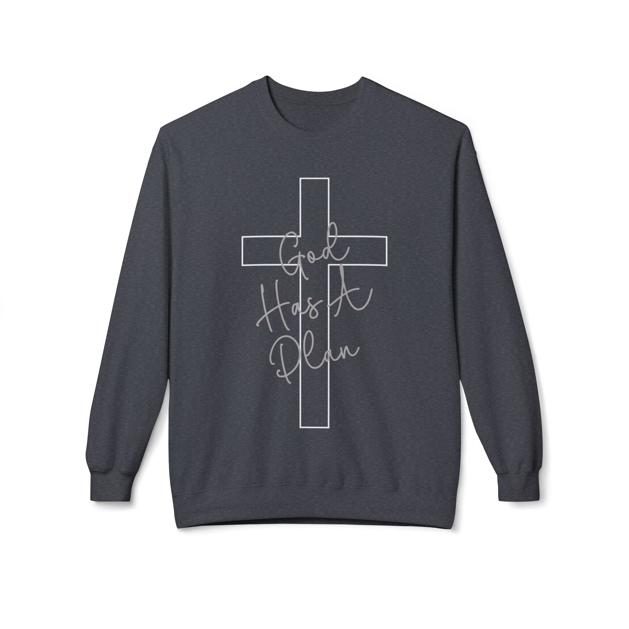 God Has a Plan Crewneck Sweatshirt – Jeremiah 29:11 Christian Pullover