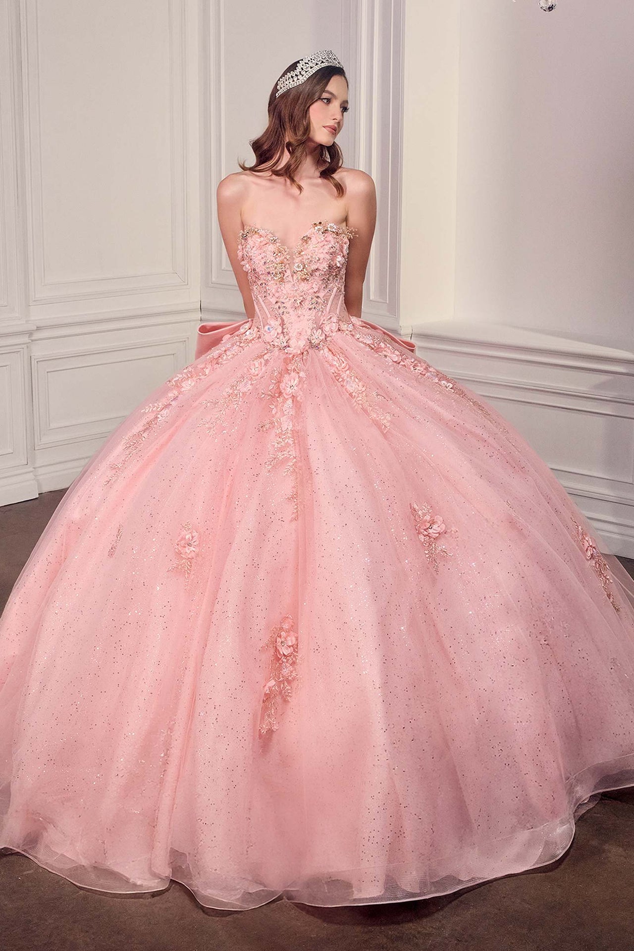 Ladivine 15726 Strapless Sweetheart Quinceanera Ball Gown