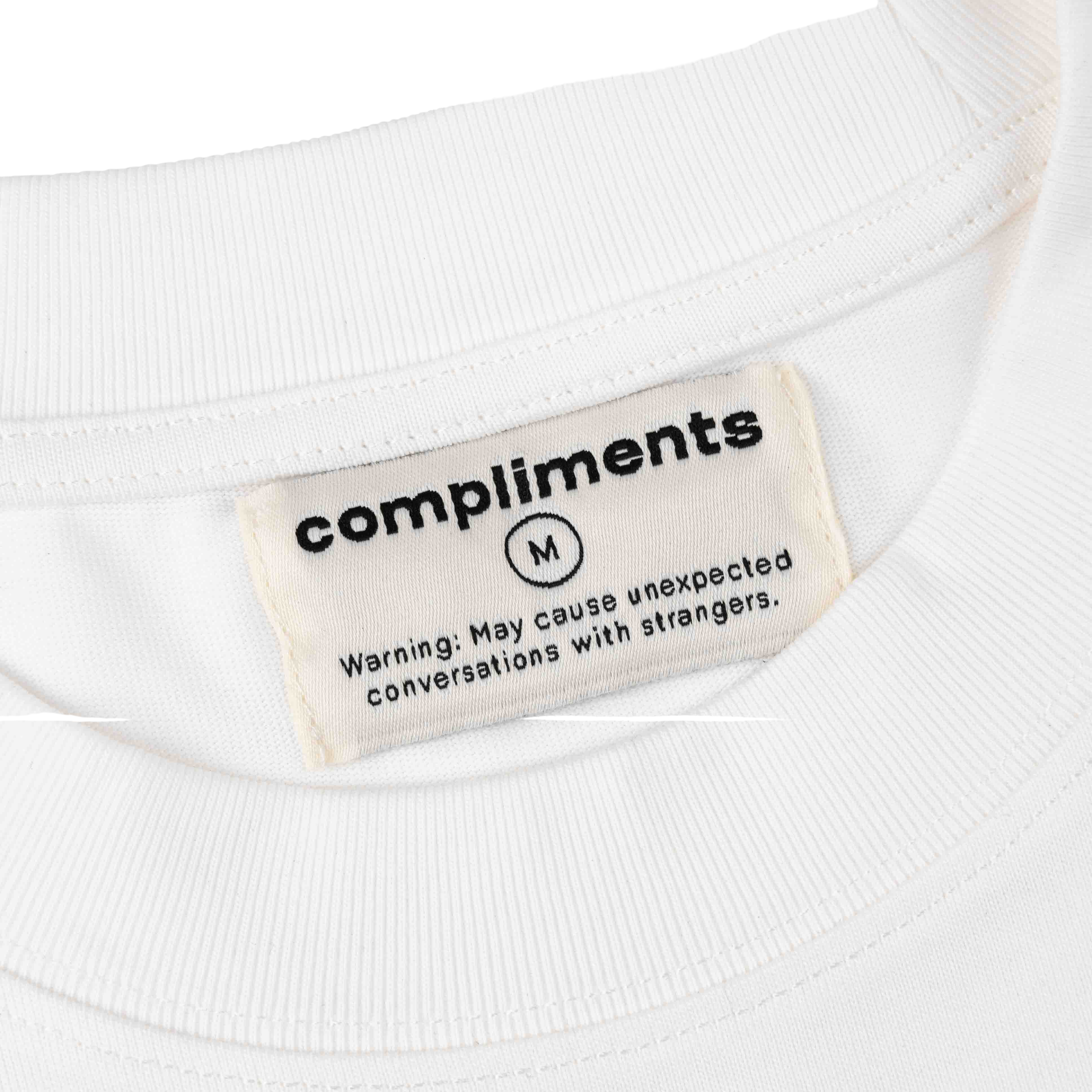 Compliments I Hope You Smile White Vintage Shirt
