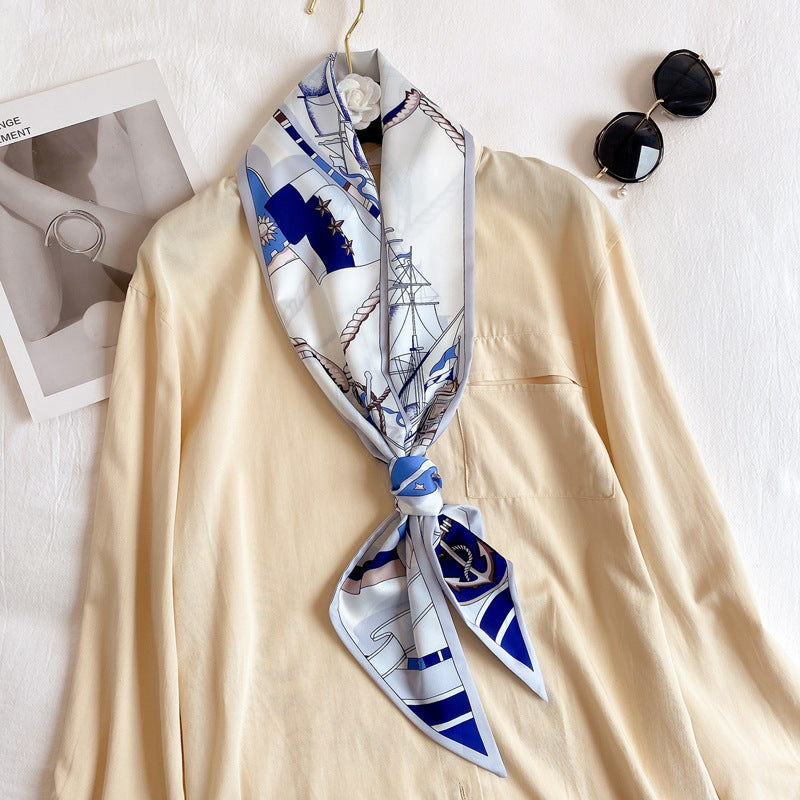Shirt Coat Sweater Spring And Autumn Thin Scarf