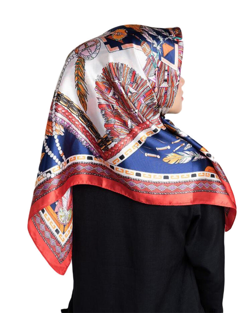 Fashion Simulation Silk Scarf Activity Gift Scarf (See size chart where applicable)