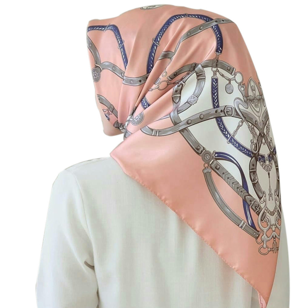 Fashion Simulation Silk Scarf Activity Gift Scarf (See size chart where applicable)