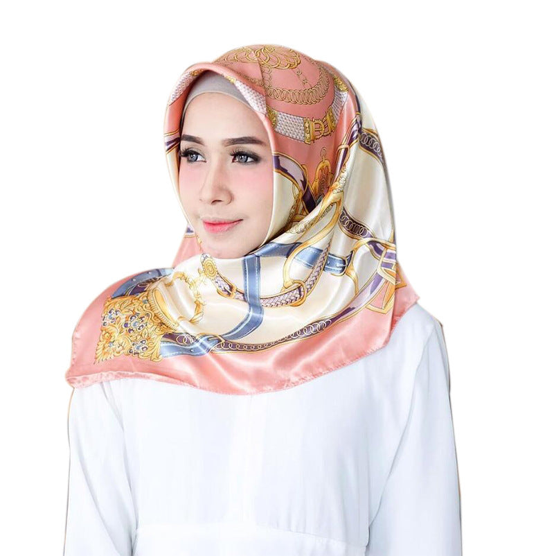 Fashion Simulation Silk Scarf Activity Gift Scarf (See size chart where applicable)