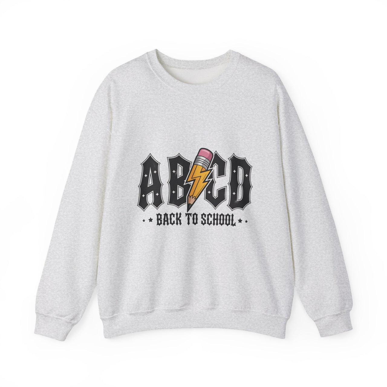 Back to School Crewneck Sweatshirt, Unisex Sweatshirt, Lightweight Sweater, School Apparel, Teacher Gift, Trendy Fashion
