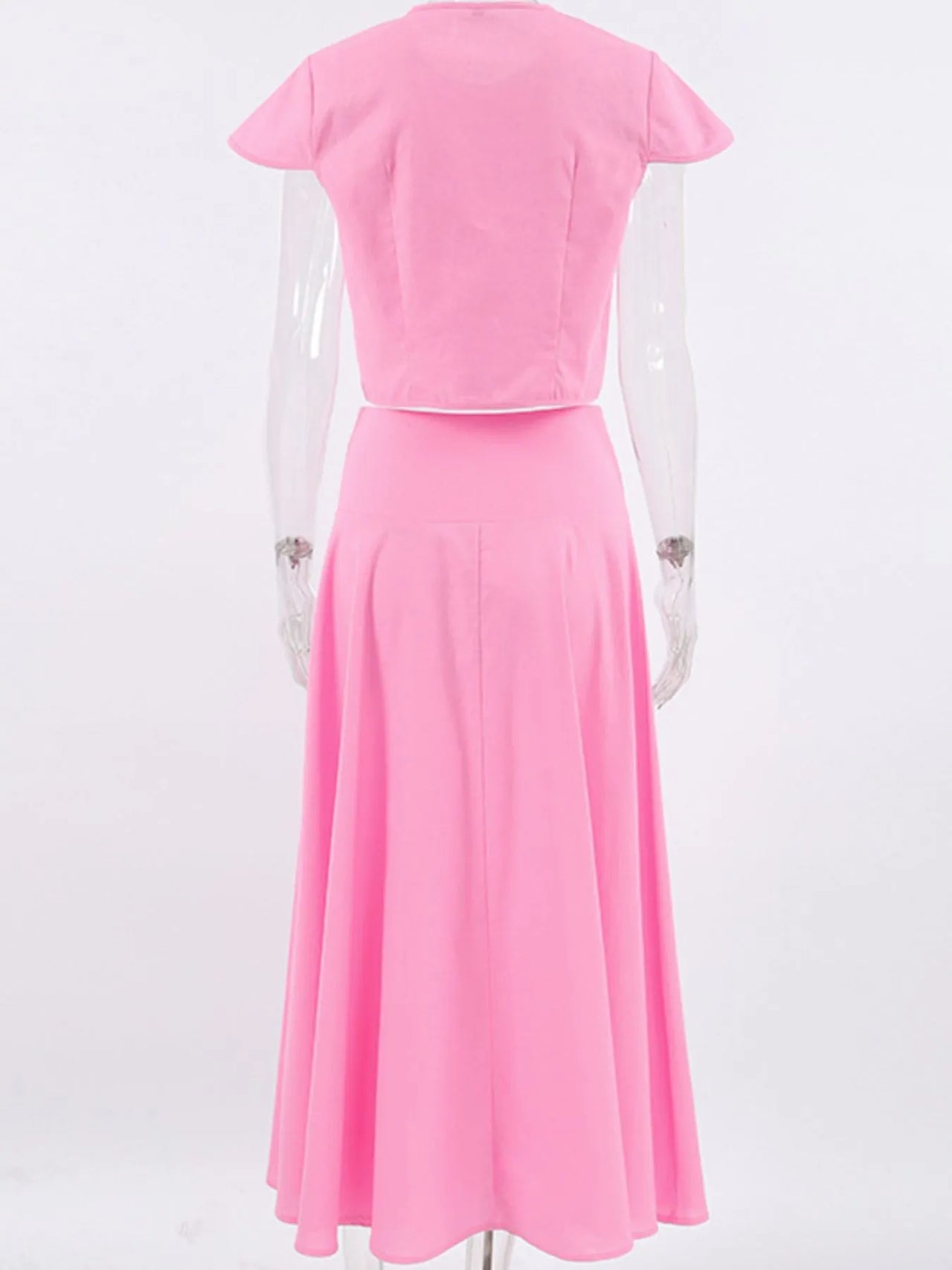 Short Sleeve Top and Skirt set