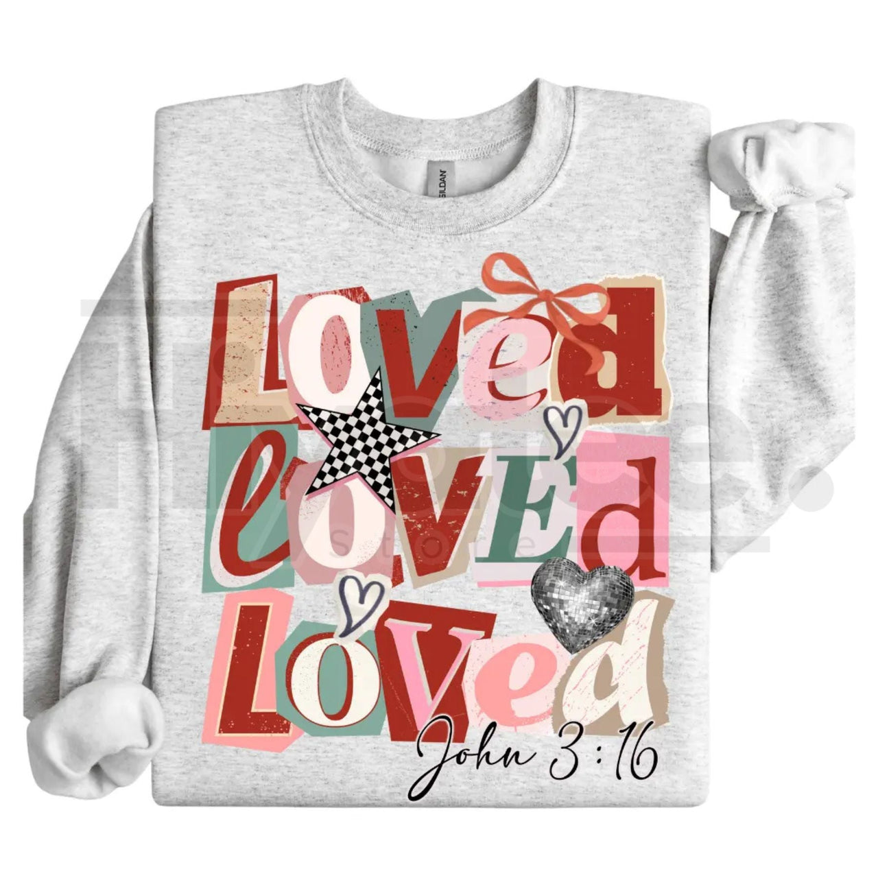 Preppy Girl Collage Y2K Retro Crewneck