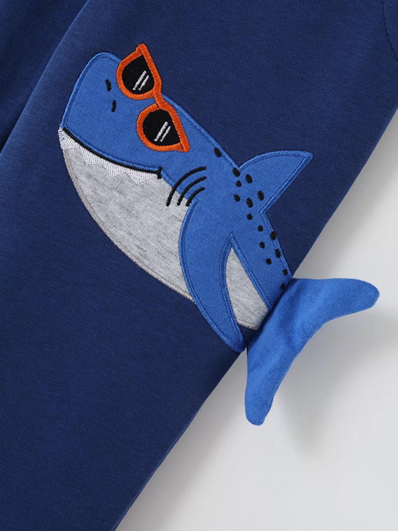 Children's Shark Applique Joggers