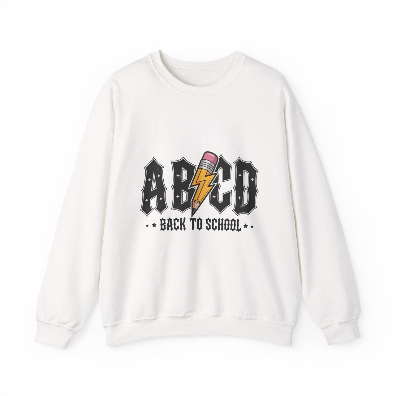 Back to School Crewneck Sweatshirt, Unisex Sweatshirt, Lightweight Sweater, School Apparel, Teacher Gift, Trendy Fashion