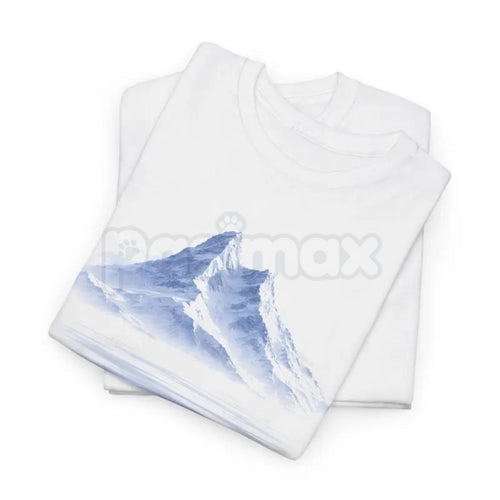 "But Why?" Penguin Mountain T-Shirt - Destined For More Meme Graphic Tee, Werner Herzog Penguin Tribute Shirt, Premium Heavyweight Unisex Existential Humor Top, Minimalist Nature Documentary Apparel, Philosophical Absurdist Streetwear