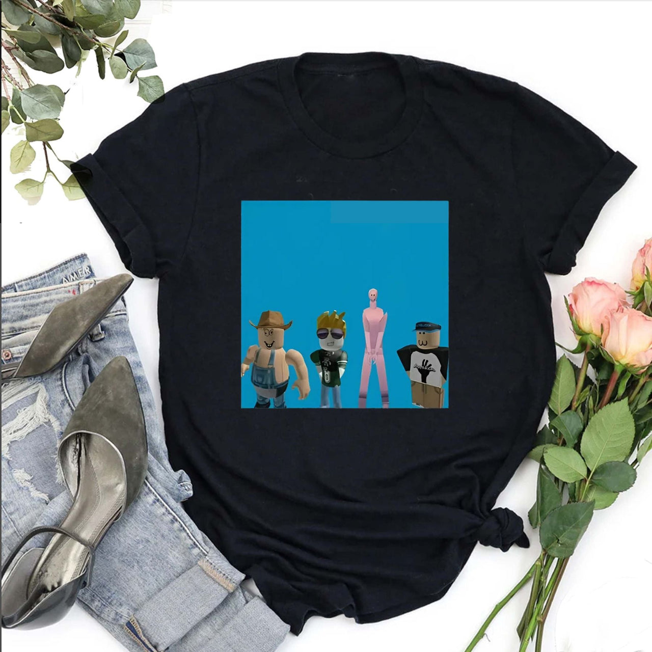 Funny Roblox T-Shirt - Fashion Cotton Gaming Tee, Unisex Style for Men & Women