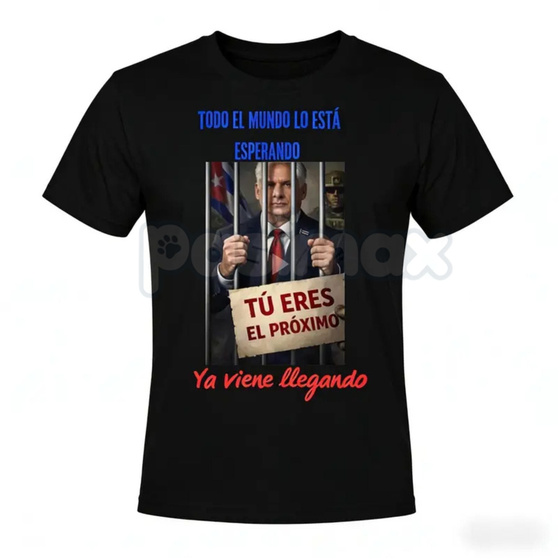 Diaz-Canel El Próximo T-Shirt - Cuban Politics Graphic Streetwear, Miguel Díaz-Canel Political Statement Shirt, Premium Heavyweight Shortsleeve Crewneck, Casual Activist Apparel, Modern Cuba History Graphic Top