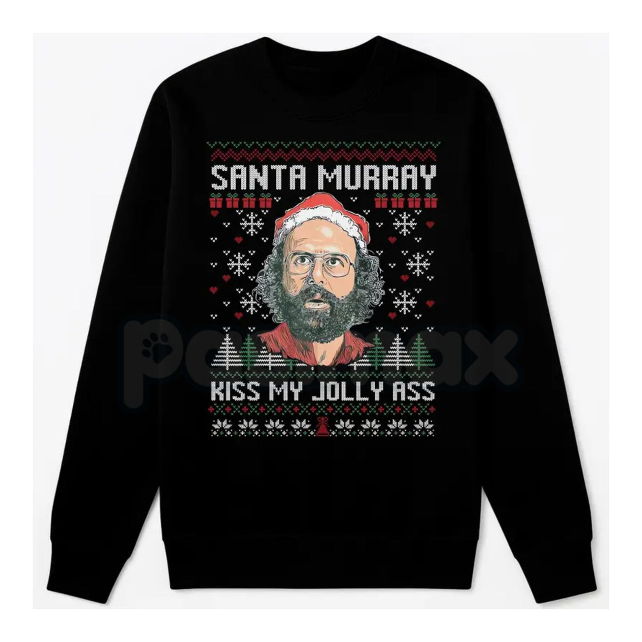 Funny Murray Hawkins Ugly Xmas Sweatshirt | Stranger Christmas Shirt | Murray Bauman Quote Jumper | Sarcastic Netflix Fan Gift