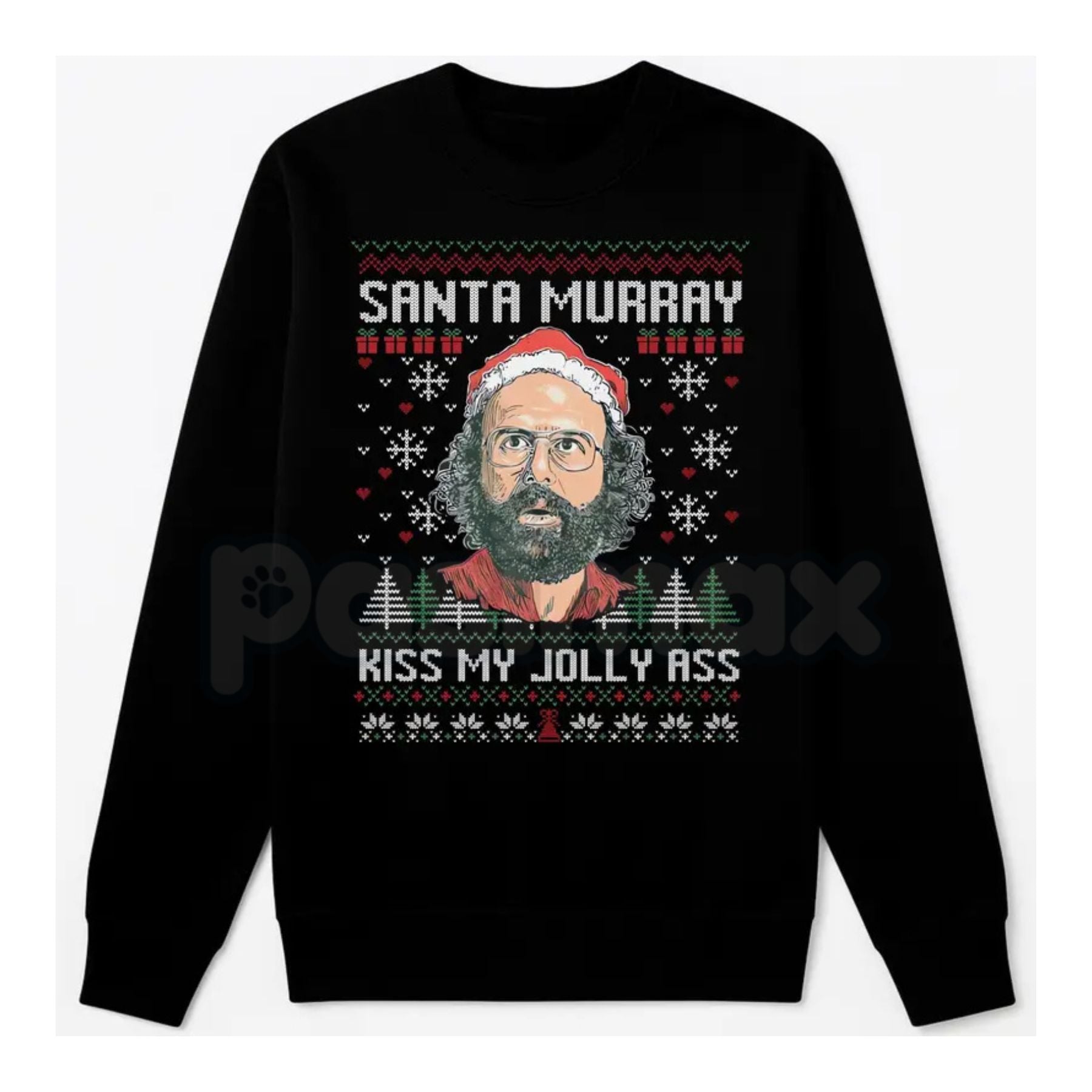 Funny Murray Hawkins Ugly Xmas Sweatshirt | Stranger Christmas Shirt | Murray Bauman Quote Jumper | Sarcastic Netflix Fan Gift