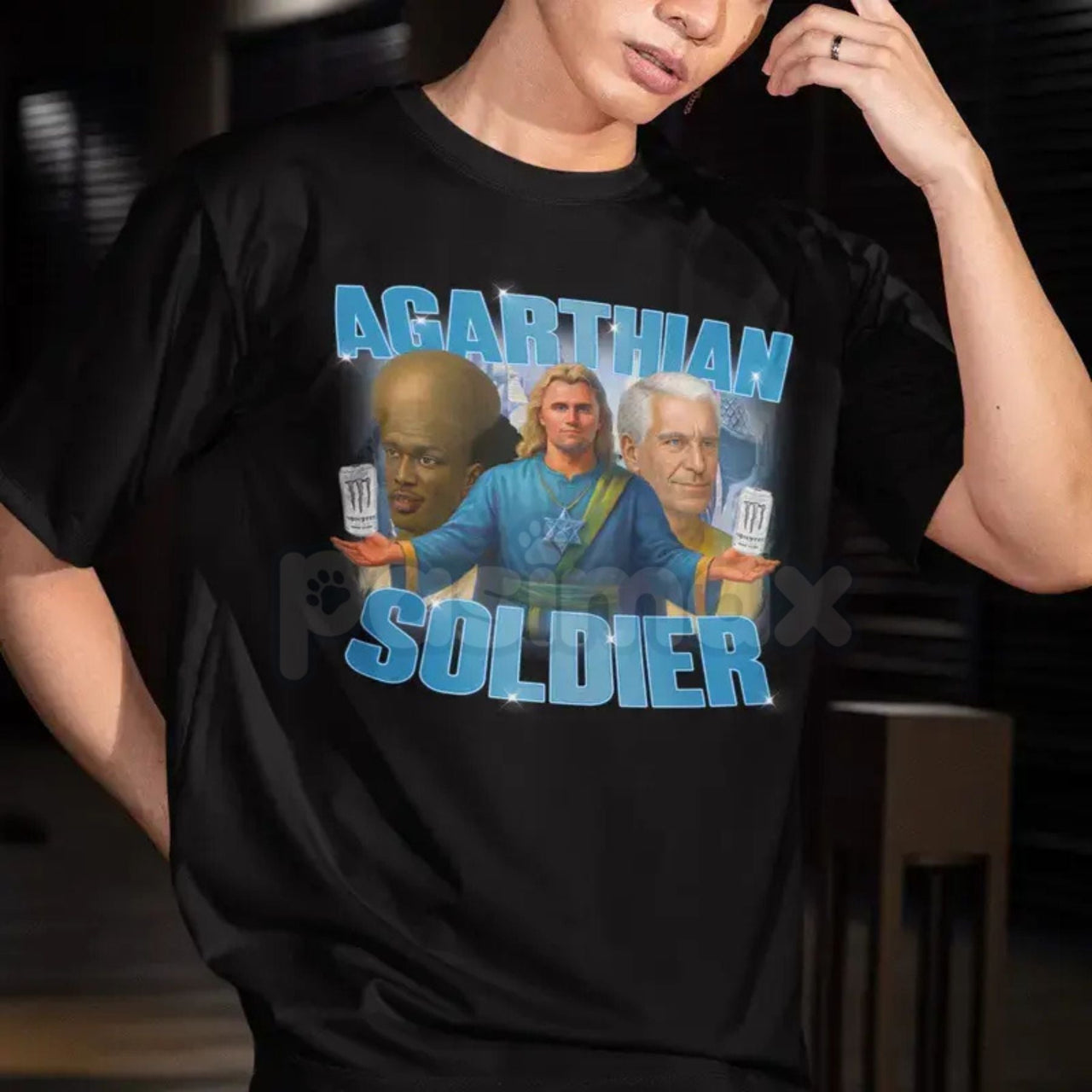 Agarthian Soldier Graphic T-Shirt - 