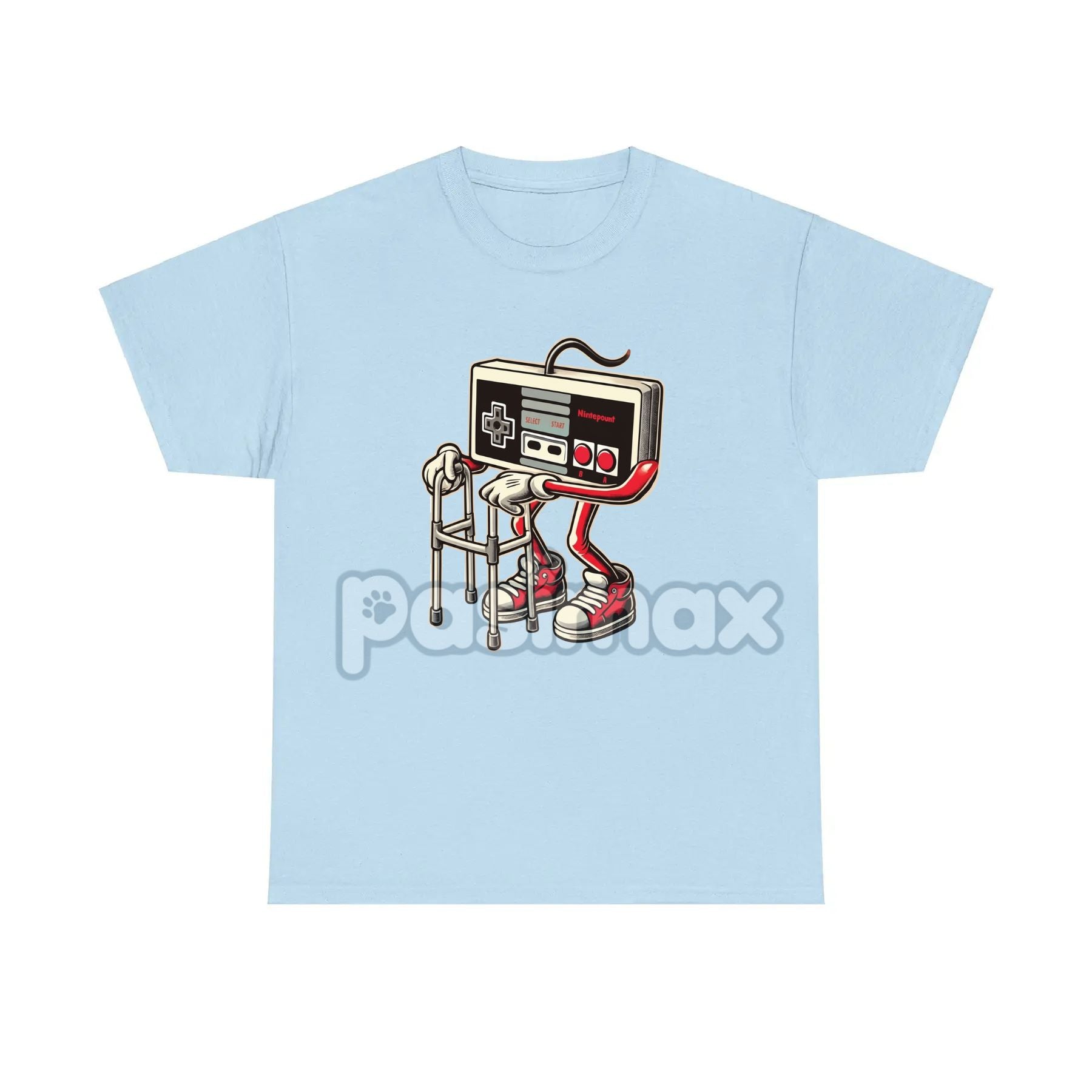 Retro Gaming Pattern T-Shirt - Fun Old Video Game Console Design, Nostalgic Gamer Tee