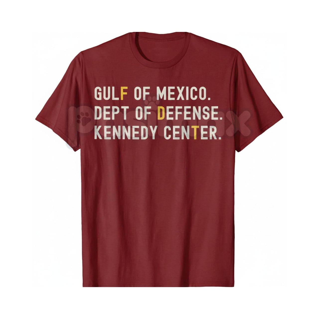 Gulf of Mexico Dept of Defense T-Shirt - Kennedy Center Graphic Tee, Esoteric Government Agency Apparel, Niche Military Theory Streetwear Shirt