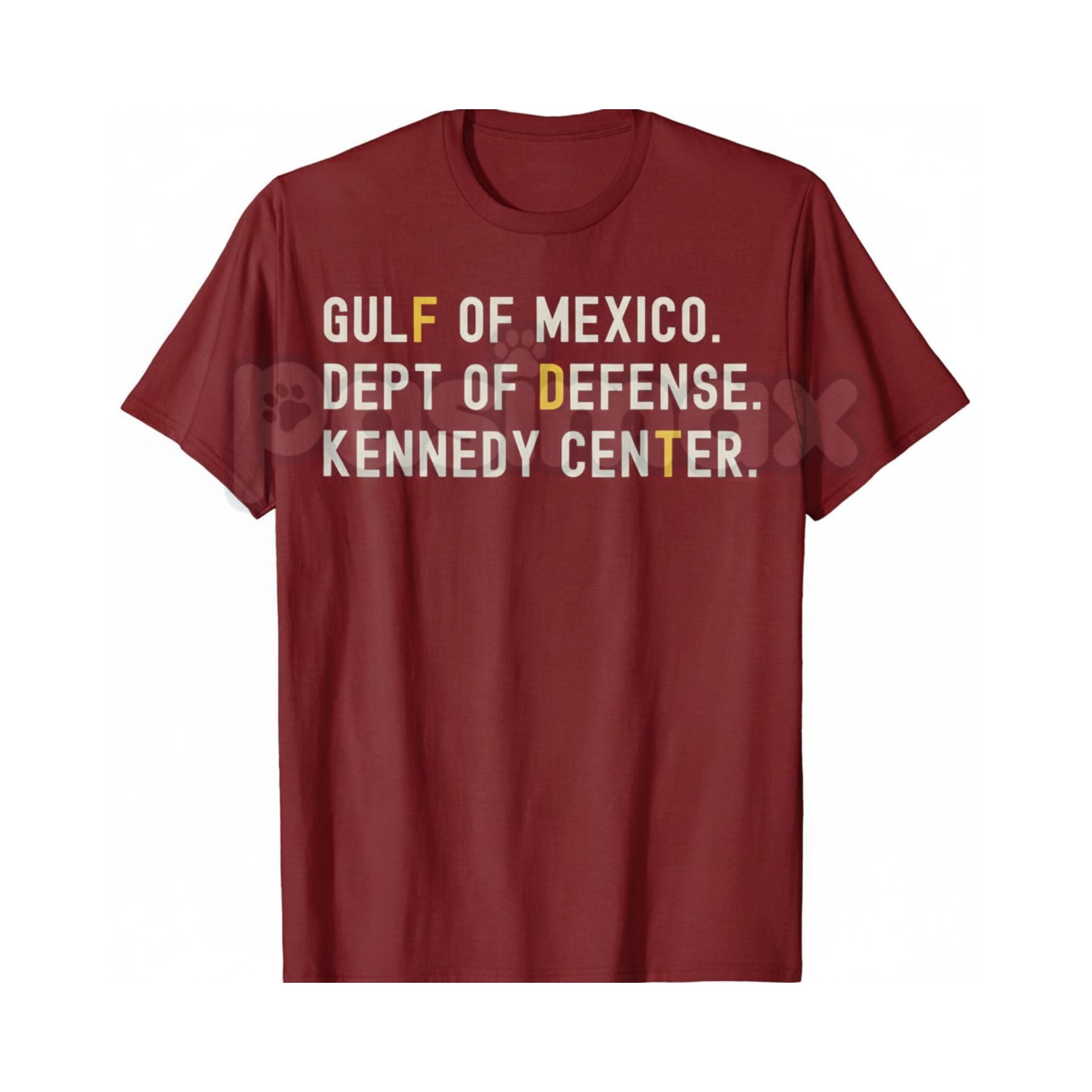 Gulf of Mexico Dept of Defense T-Shirt - Kennedy Center Graphic Tee, Esoteric Government Agency Apparel, Niche Military Theory Streetwear Shirt