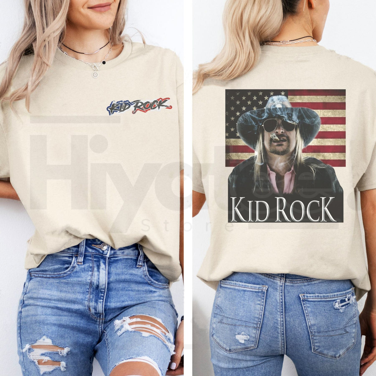 Vtg Kid Rock American Badass – 2024 Tour Fan T-Shirt