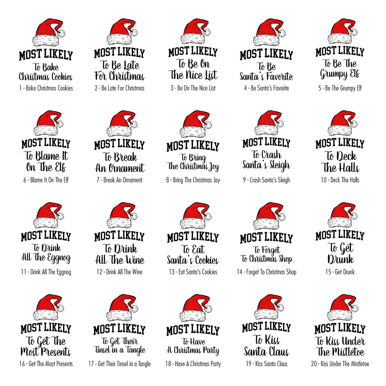Most Likely To Christmas Family Holiday Memories And Cozy Gatherings Comfort Colors Tee